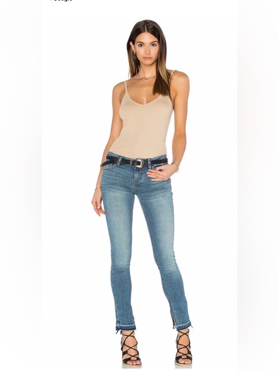 Free People Denim - Free People Kentucky Blue Slit Skinny Jean